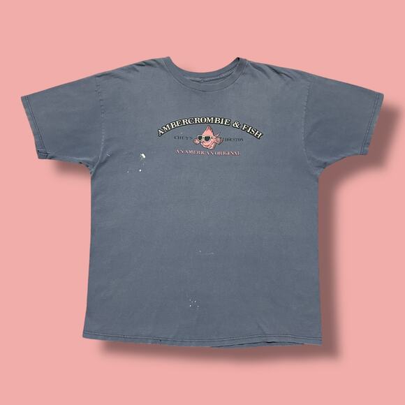 Vintage Chuys Houston Shirt Ambercrombie & Fish Parody Faded Distressed 90s y2k - Picture 1 of 8